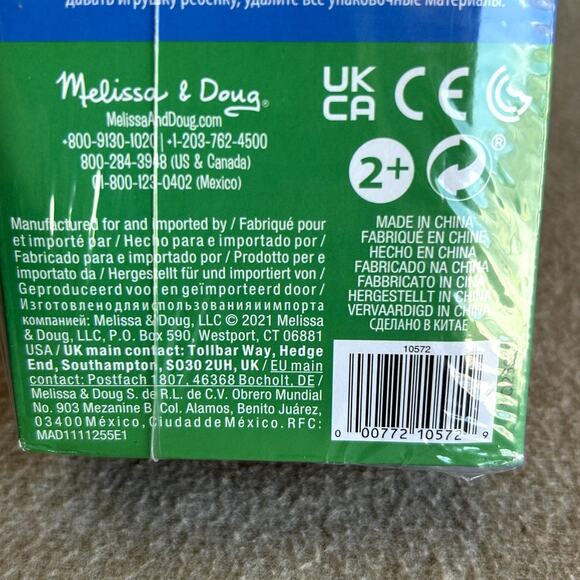 Melissa & Doug Stacking Train Classic Wooden New 18 Pieces - Picture 8 of 8